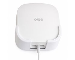 Alvora Router wandhouder geschikt voor eero Pro 6 - Muurbeugel met bevestigingsmaterialen - Wit