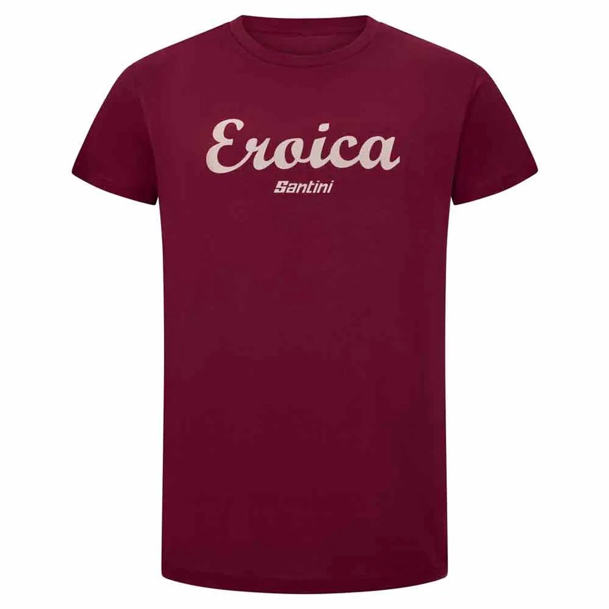 Santini Eroica Cipressi T-shirt Met Korte Mouwen 2XL Rood