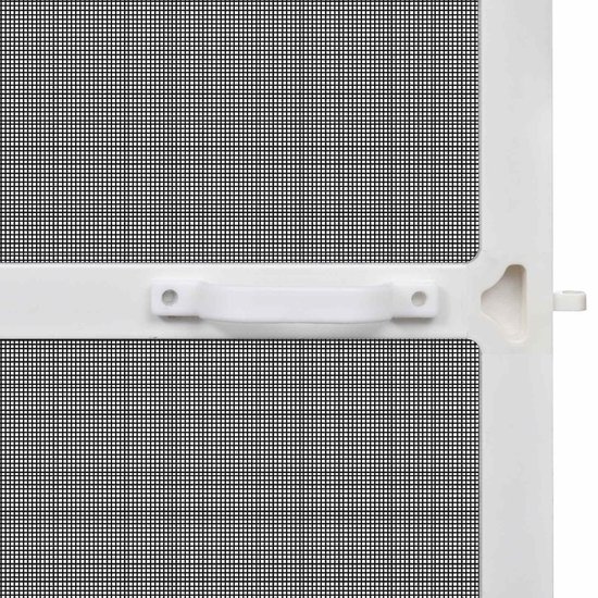 vidaXL - Scharnierend - Insectenscreen - Wit - en - Zwart - 120 - x - 240 - cm — afbeelding 4