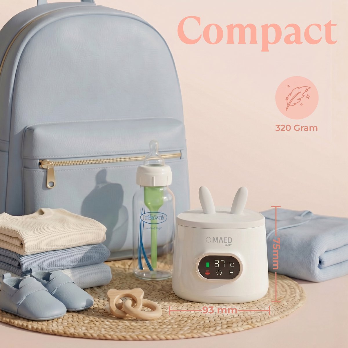MAED Baby Draagbare Flessenwarmer - Onderweg warm flesje thumbnail 6