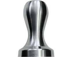 Koffie Tamper - Espresso Drukker - Perfecte Espresso - Precisie Rand - 58.5 mm - Zilverkleurig