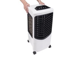 BIXc®- Luchtkoeler, mobiele airconditioner, Airco, afstandsbediening, 10 liter waterreservoir, wit