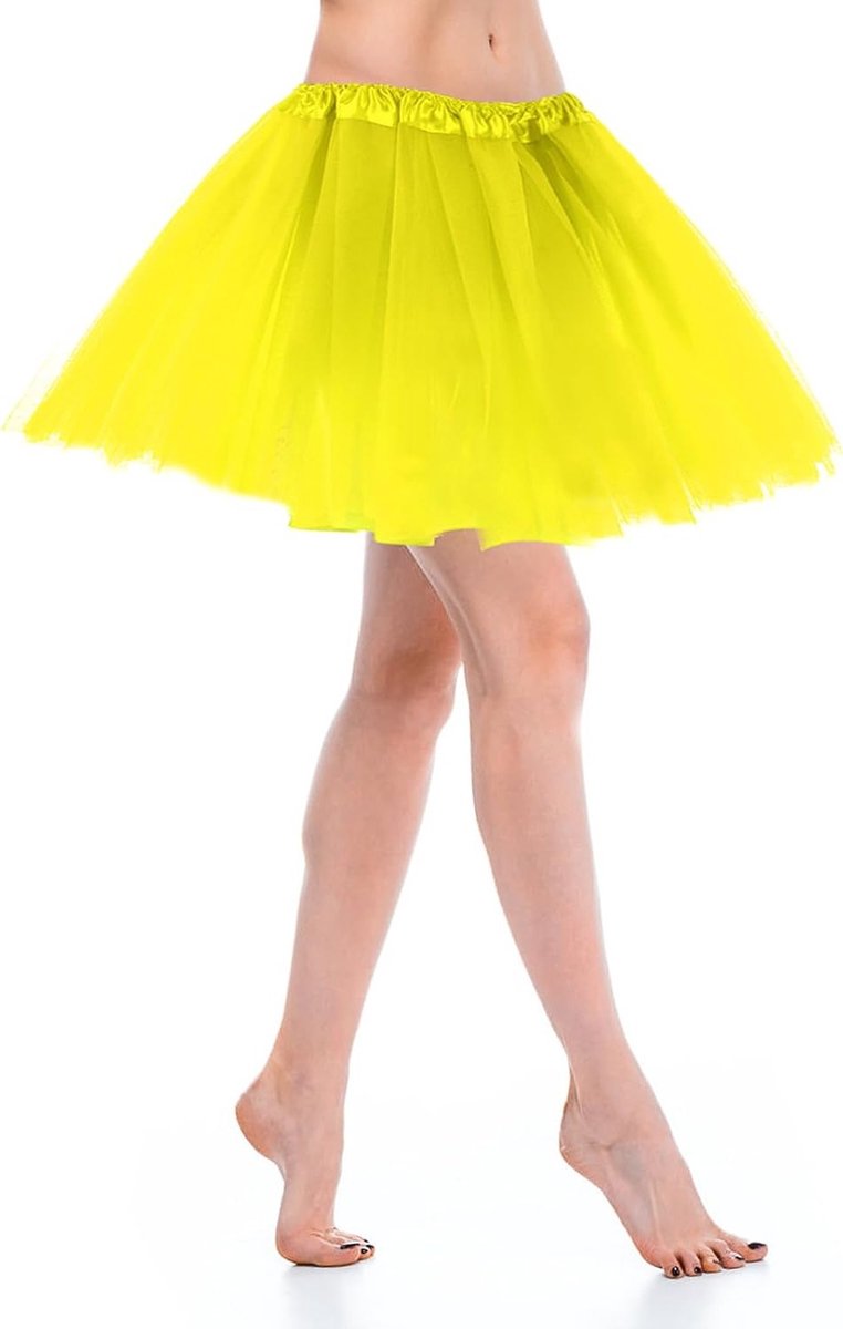 Elegante Tulle Rok voor Vrouwen en Tieners - Drie Laags Tutu Rok voor Feestkleding en Dansactiviteiten
