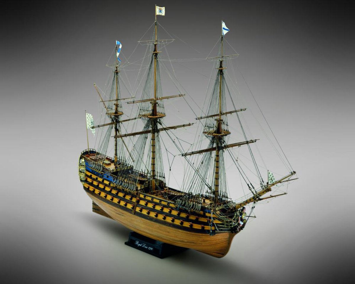 Mamoli MV40 Royal Louis houten scheepsmodel schaal 1:90 DIY
