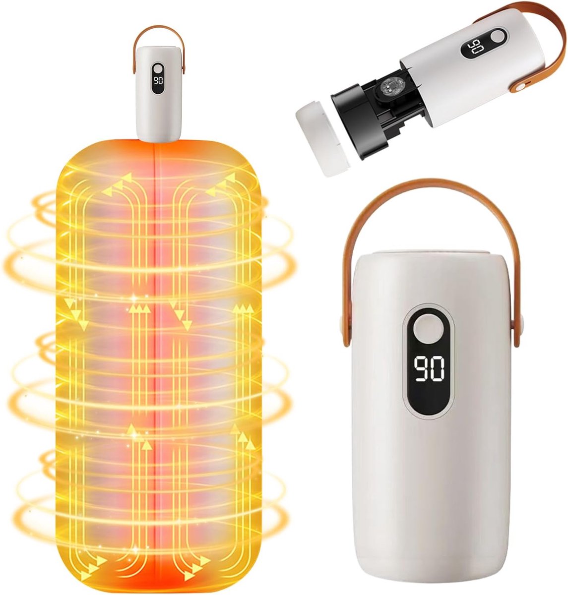 Automatische Kledingdroger Reisdroger Stomer Snel Kleding Drogen Opvouwbaar Draagbaar Ontwerp Compact 10.5cm