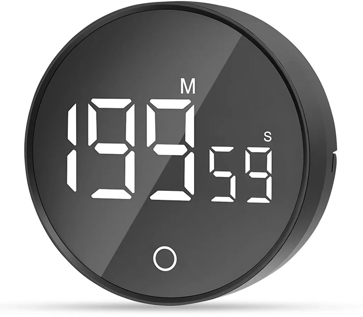 Digitale keukentimer met magneet, groot led-display, stille modus, korte timer, eierwekker