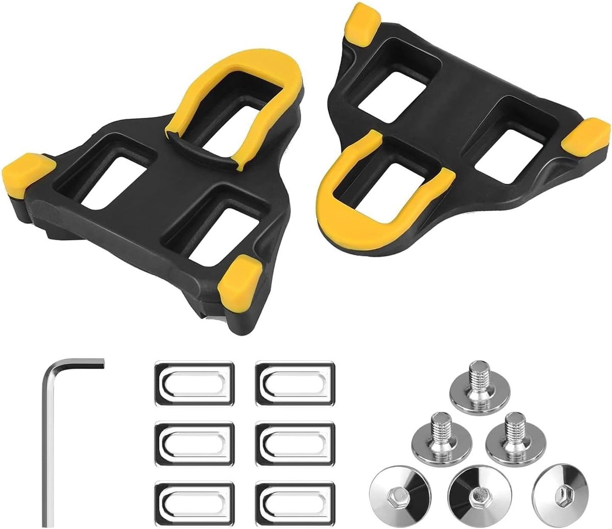 Duurzame en niet-slip fietspedalen met kliksystemen, compatibel met Shimano, voor racefietsen en indoor fietsen