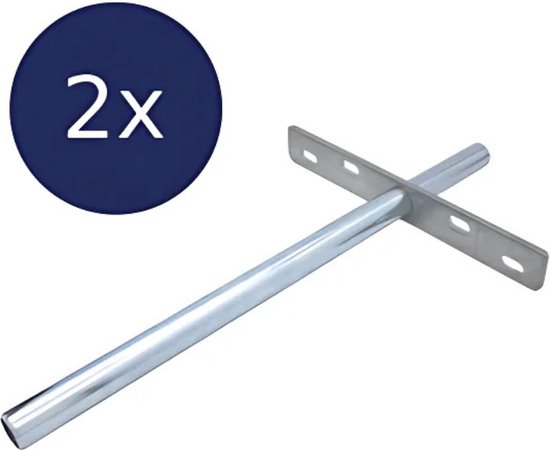 Support d'étagère invisible - 360mm - Par 2 pièces