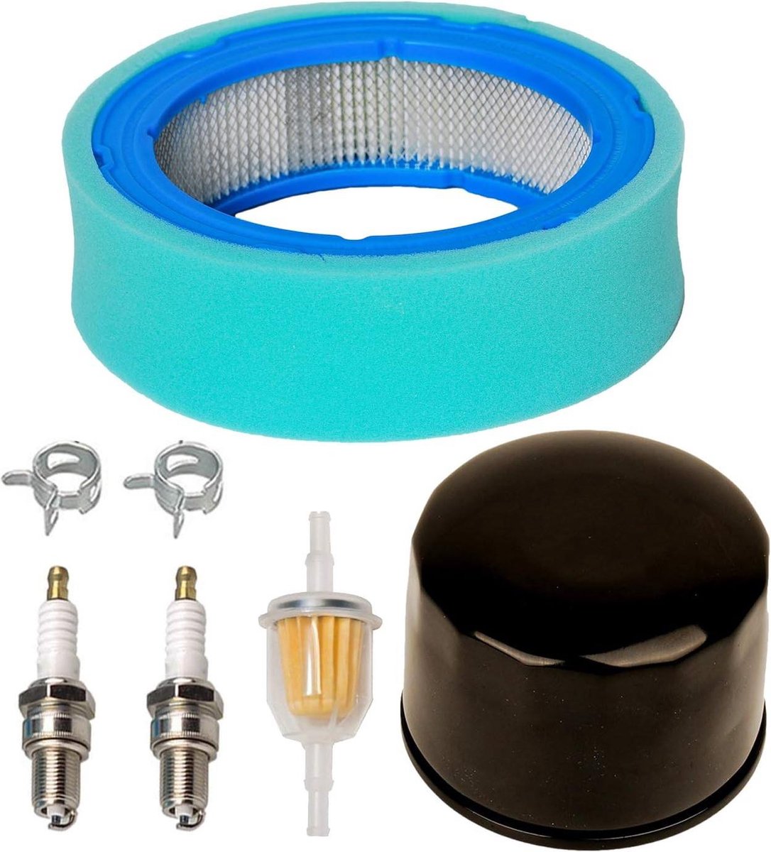 Oliefilter - Luchtfilter - Voorreiniger - Brandstoffilter - Klemmen - Spark Plug - Vervangen - GT235 - GT235E - LTR166 - LT166 - LT170 - LX288 - SST16 - SST18 - Grasmaaier