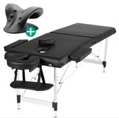 Vivid Green Massagetafel - Inklapbaar - Max Draagvermogen 230 KG - 8 Hoogtestanden - Behandelbank - Behandeltafel - Bed - Incl. Nekstretcher