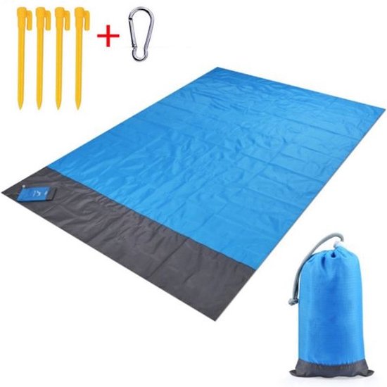 SHIMELE Couverture de Pique-Nique Imperméable Extérieure 200x140cm Tapis de Voyage Anti-Sable Tapis de Camping Multi-Usage pour Famille, Plage et Jardin