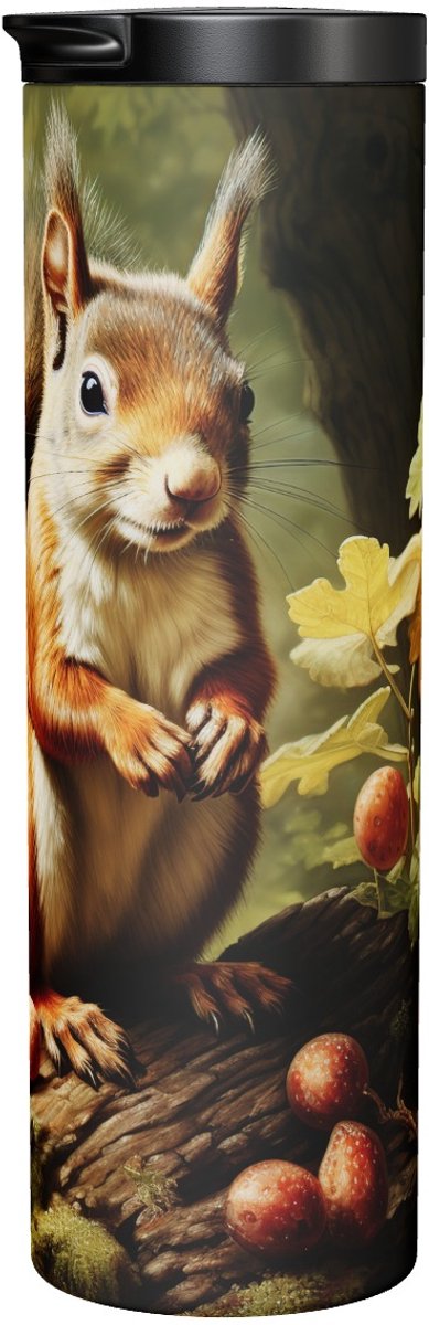 Eekhoorn - Grey Squirrel In The Woods - Thermobeker 500 ml