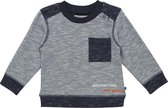 Minymo - jongens sweatshirt - lange mouwen - blauw - Maat 68