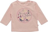 Minymo - meisjes baby shirt - roze - Maat 56