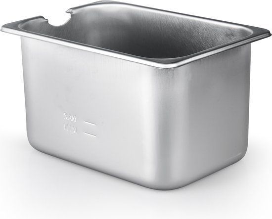 RVS binnenbak voor een Fritel friteuse met 4 liter inhoud.