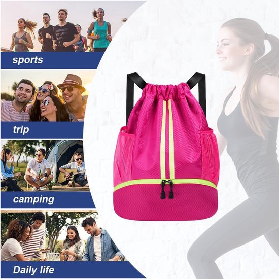 WESTWOOD FOX Trekkoord gymtas String Bags Gym Sack Rugzak PE Tassen