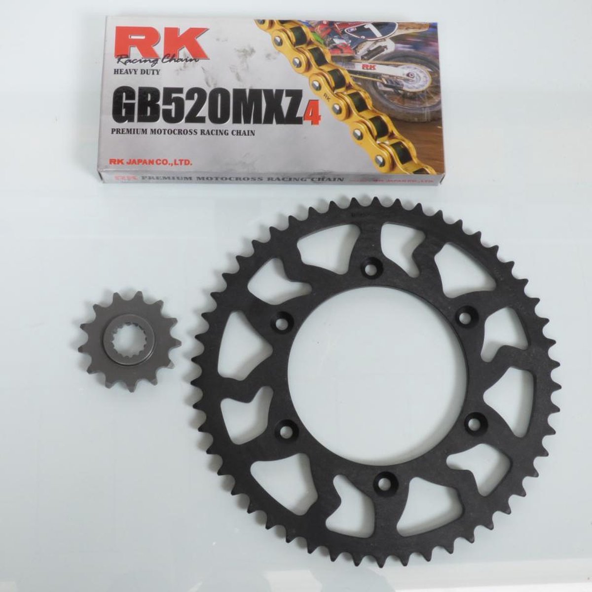 kettingset frankrijk uitrusting voor motor husaberg 300 te 2011 tot 2018 13x50 nieuw