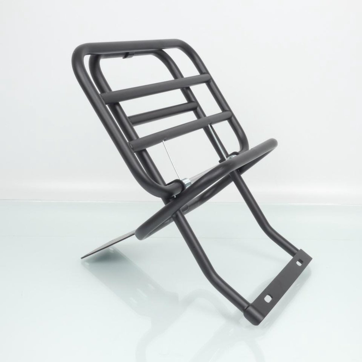 rms bagagerek voor piaggio 125 vespa px 1977-1982 scooter mat zwart nieuw