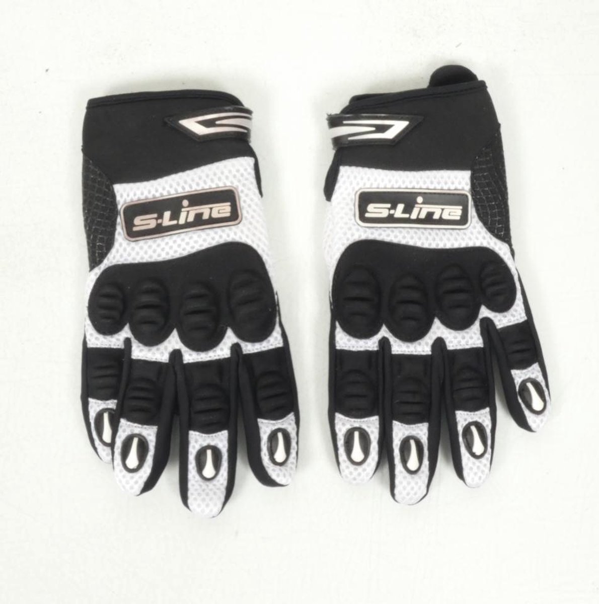 Gant moto cross VTT descente S-Line taille XL pour homme / femme noir/blanc GAN 460 XL 11 Neuf