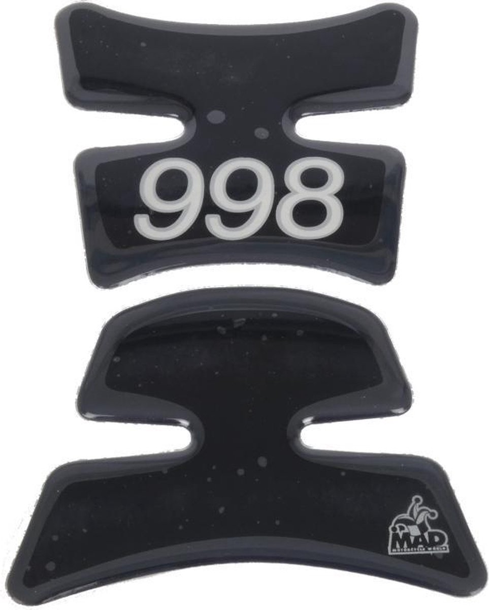 Protection de réservoir adhésive Mad couleur noir pour moto Ducati 998 Neuf