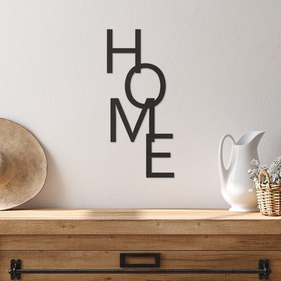 Texte mural Home - Décoration murale Home - Décoration murale murale Bois - Décoration Décoration murale Décoration murale Salon - Décoration murale Salon - Décoration murale Industriel - Décoration murale Home - Decor Art Dicton - 49 x 22 cm
