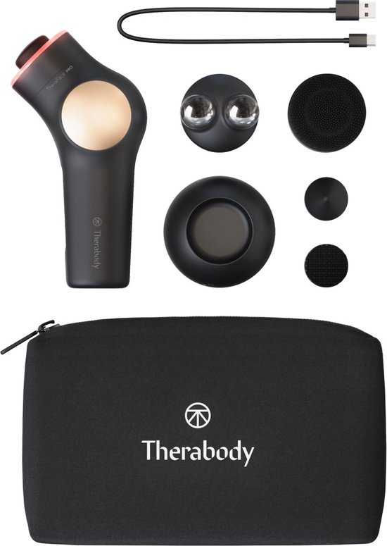 Therabody TheraFace PRO - Gezichtsmassage - Multifunctionele Therapie - Massage Apparaat met LED Lichttherapie