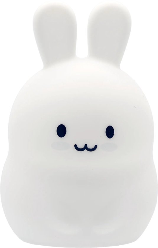 Nachtlamp - Nachtlampje - Kinderlampje - Babylampje - Nachtlamp Baby - Nachtlamp Kind - Slaaplampje - Oplaadbaar Nachtlampje - Siliconen Nachtlampje - Nachtlamp met Timer - Babykamer Lamp - Kinderkamer Lamp - Konijn Nachtlampje - Konijn Lamp van Luvy — afbeelding 4