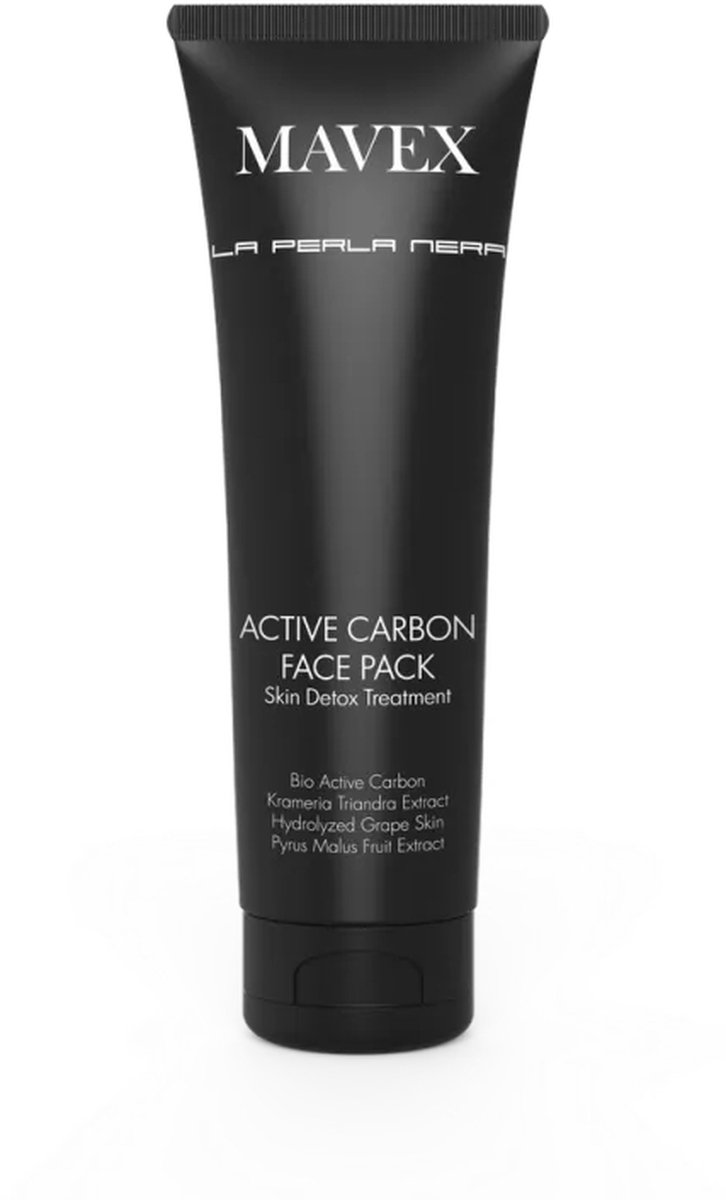 Mavex zuiverende gezichtspakking met actieve kool 250 ml