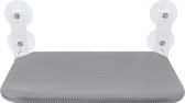 Raam-barsch draadloze katten-raamhangmat opvouwbaar met zuignappen stevig frame ademend net kattenraam-zit-kattenbedden (grijs 45 x 30 cm) met zoekwoorden 'comfortabel'