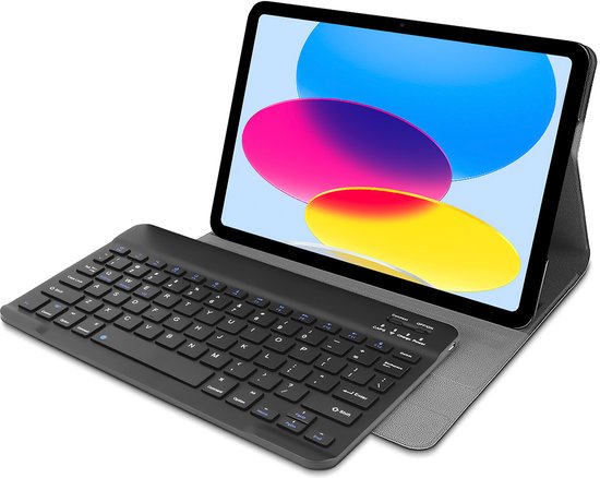 Toetsenbord hoes geschikt voor Apple iPad Pro 11 (2018/2020/2021) - Keyboard Case met RGB Verlichting en Keypad - Grijs