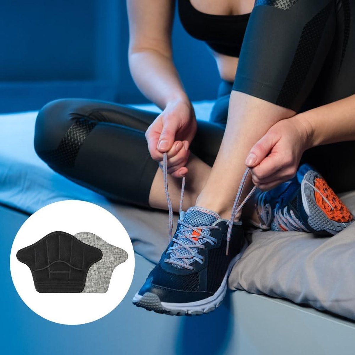 Hielgrip Anti-Blister Schoenpads Paar Zelfklevend Voor Te