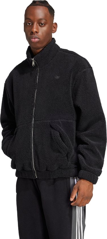 Essentials Polar Fleece Shirt met lange mouwen, Charcoal Buffalo, L