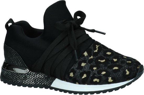 La Strada Zwarte Slip-on Sneakers Meisjes 36 | bol.com