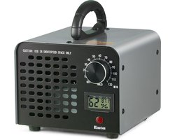 VEVOR Ozongenerator 36000 mg/u Ozonisator 115W Luchtreiniger 300㎡ Ozonapparaat Gebouwrenovatie 0-120 Minuten Timer Deodorant Ozongenerator Vochtigheidsweergave Intelligente Bewaking van het Binnenklimaat