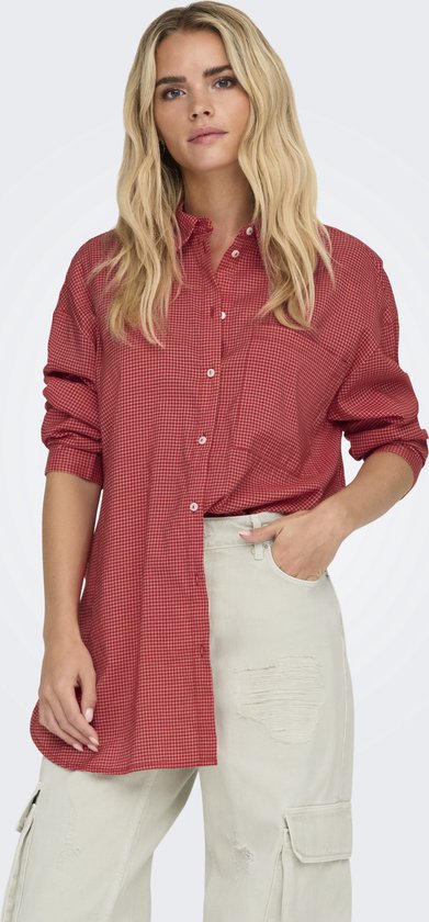 ONLY - ONLMAGGIE L/S CHECK SHIRT WVN - Dames - Blouses