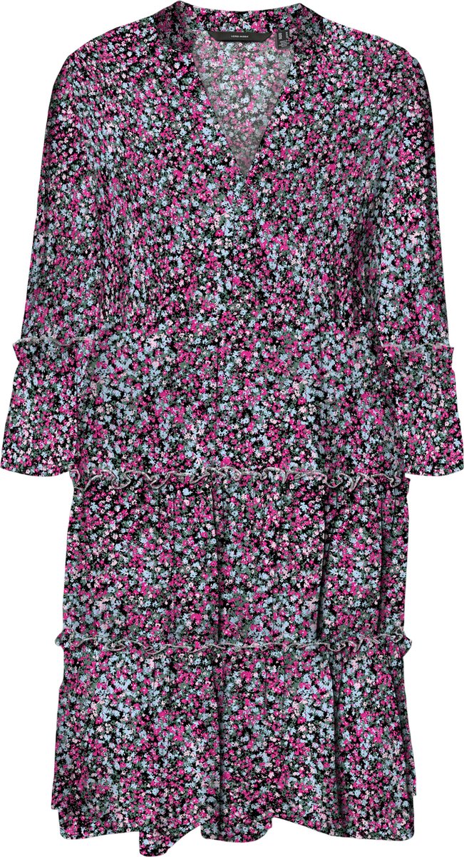 VERO MODA - VMEASY JOY 3/4 SHORT DRESS WVN GA - Dames - Mini jurken