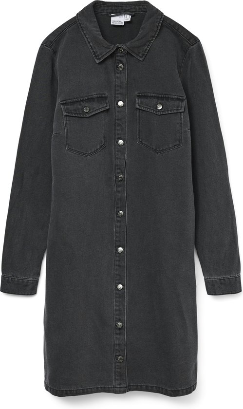 VERO MODA - VMJENNIE LS SHORT DENIM DRESS GA NOOS - Dames - Mini jurken