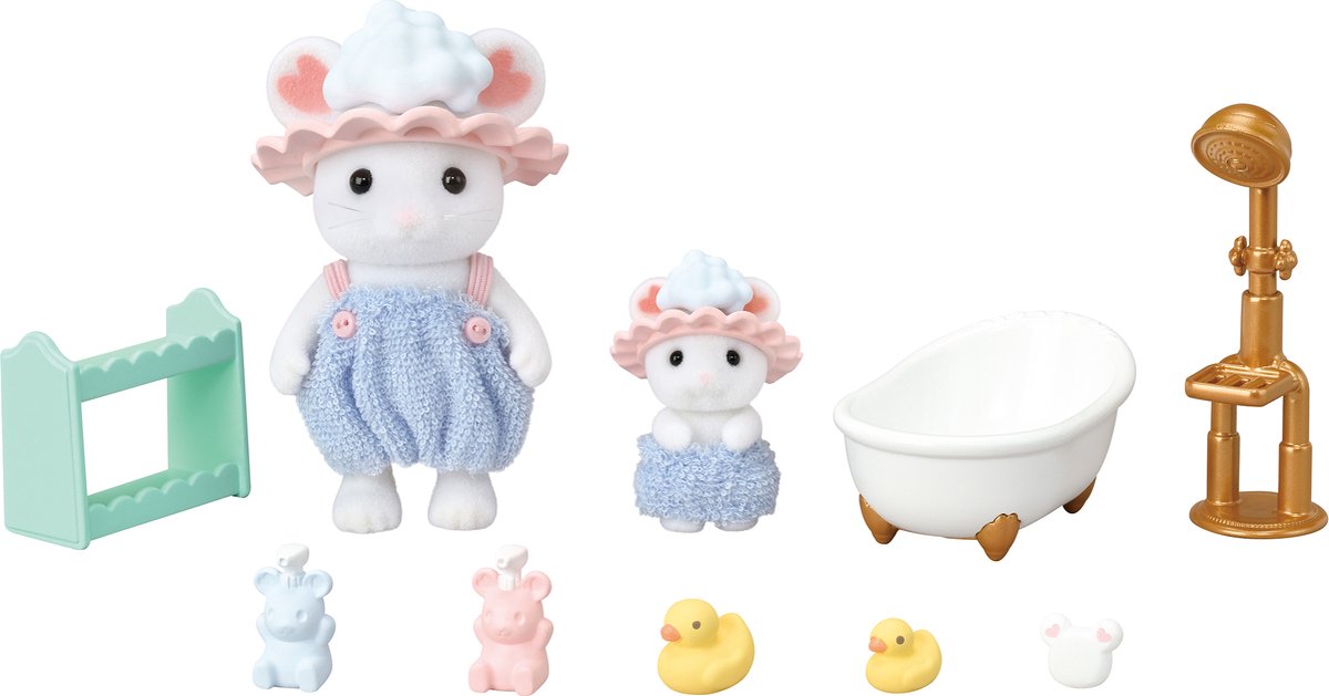 Sylvanian Families 5805 Bubbel badtijd broer- zus — cadeau in Spellen & Speelgoed - foto 2