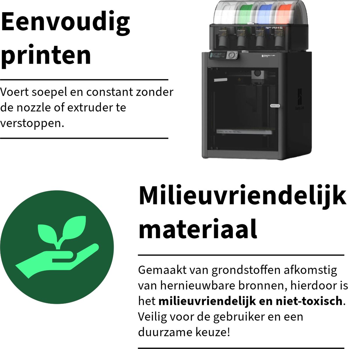 PLA+ 10KG Voordeelpakket 3D Printer Filament 1.75 mm - Hoge Kwaliteit en Duurzaam - Compatibel met Creality, Bambu Lab, Esun en Meer - Perfect voor Prototypes, Modellen en Accessoires - Professioneel en Thuisgebruik — afbeelding 5