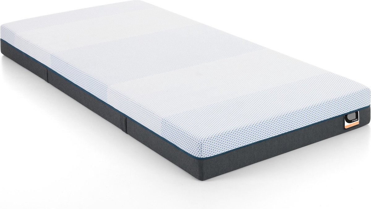 Beter Bed Maxi Easy Pocket Pocketvering Matras 90x200 cm - Koudschuim - Stevig, 400 veren p/m² - Koel Ligcomfort - Matras met Afritsbare Hoes - 90 x 200 x 18 cm