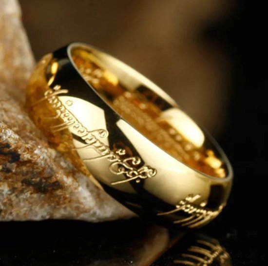 Noble Collection Lord of the Rings Ring The One Ring (gold plated) Replica: 1/1