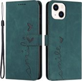 Coque iPhone 15 - Coverup Smile Book Case - Verte