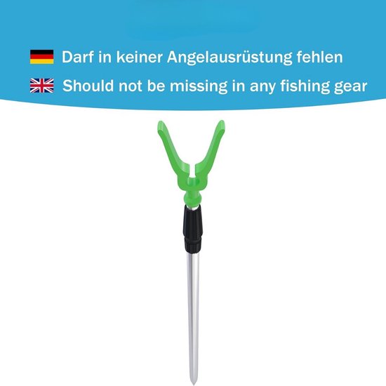 Equivera Bosbaansteun - Bosbaansteun Set - Hengelsteun - Hengel Steun - Hengelsteunen - Rod Holder — afbeelding 3