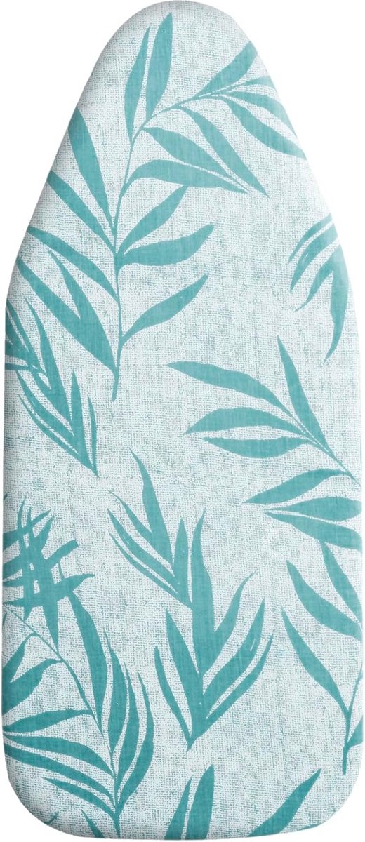 Goedkoopste Hoes voor Strijkplank - Warmte-isolerend en Schroeibestendig, 31,8 x 81 cm - Geschikt voor Zware Belastingen - Groene Bladeren