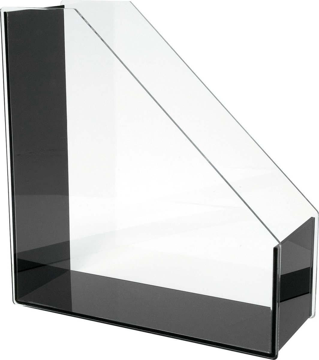 WEDO® tijdschriftenhouder ACRYL EXCLUSIEF, A4, glashelder acryl