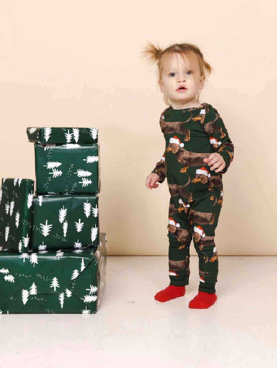 Snurk - James Xmas - baby - boxpakje / jumpsuit - maat 80
