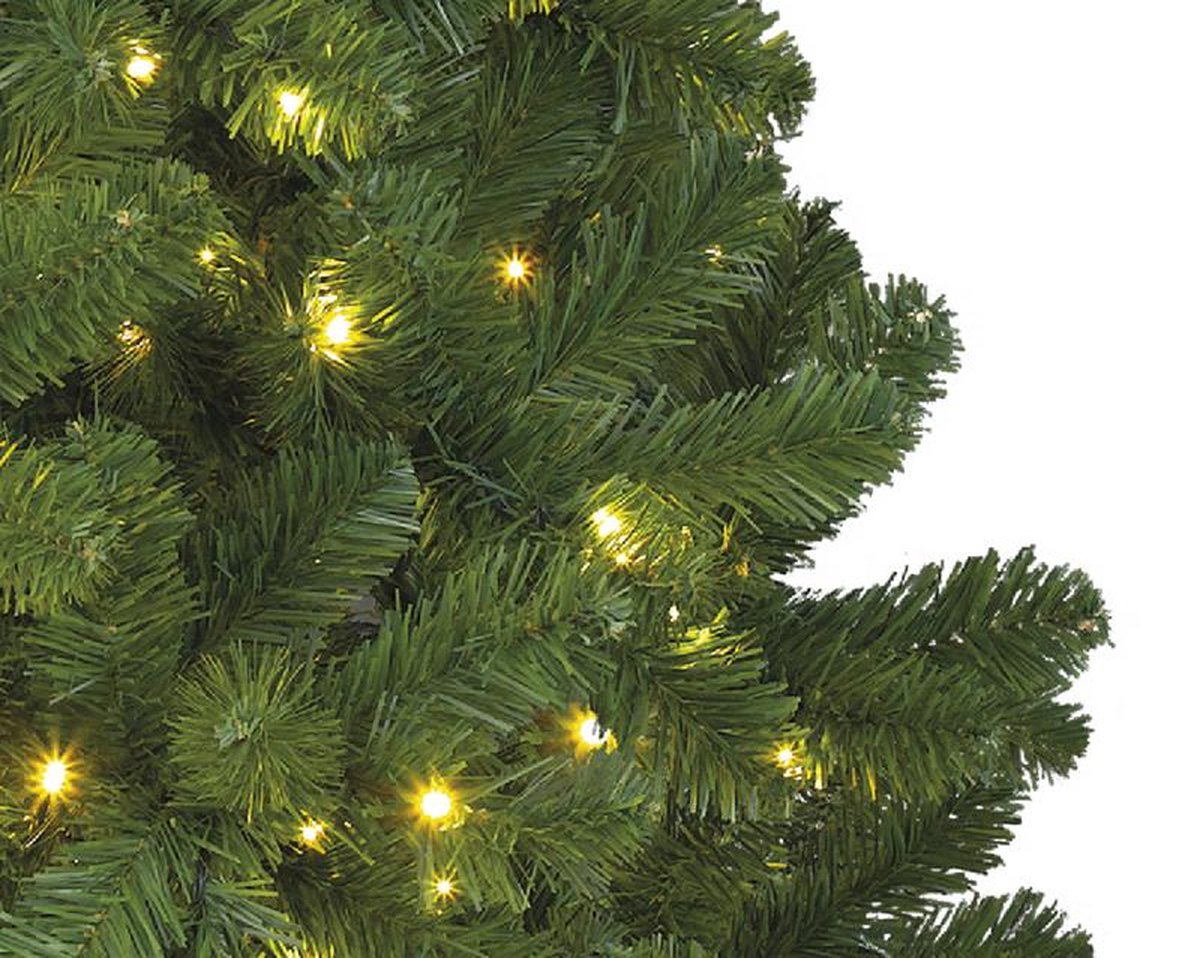 Everlands Imperial Pine Kunstkerstboom - 150 cm hoog - Met verlichting met twinkel functie – foto 3