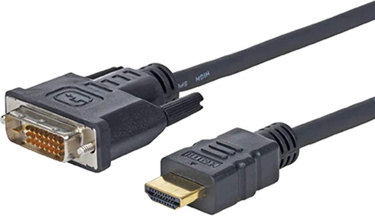 Vivolink PROHDMIDVI10 video kabel adapter 10 m HDMI DVI-D Zwart