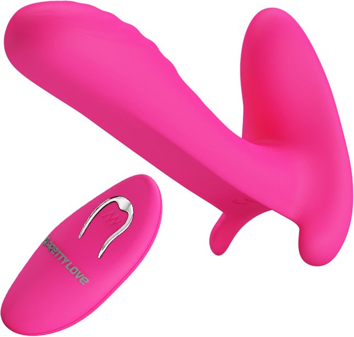 Pretty Love - Vinger Vibrator- Panty Vibrator- Partner Vibrator 3-in-1 - Roze