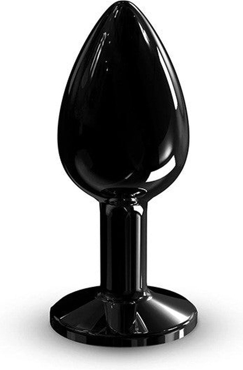 Goedkoopste Dorcel - Diamond Aluminium Buttplug - Zwart – Large